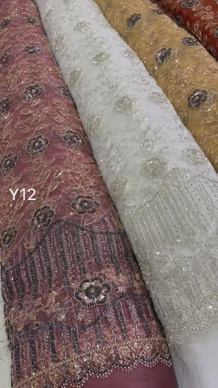 Tissu Perlage/yards
